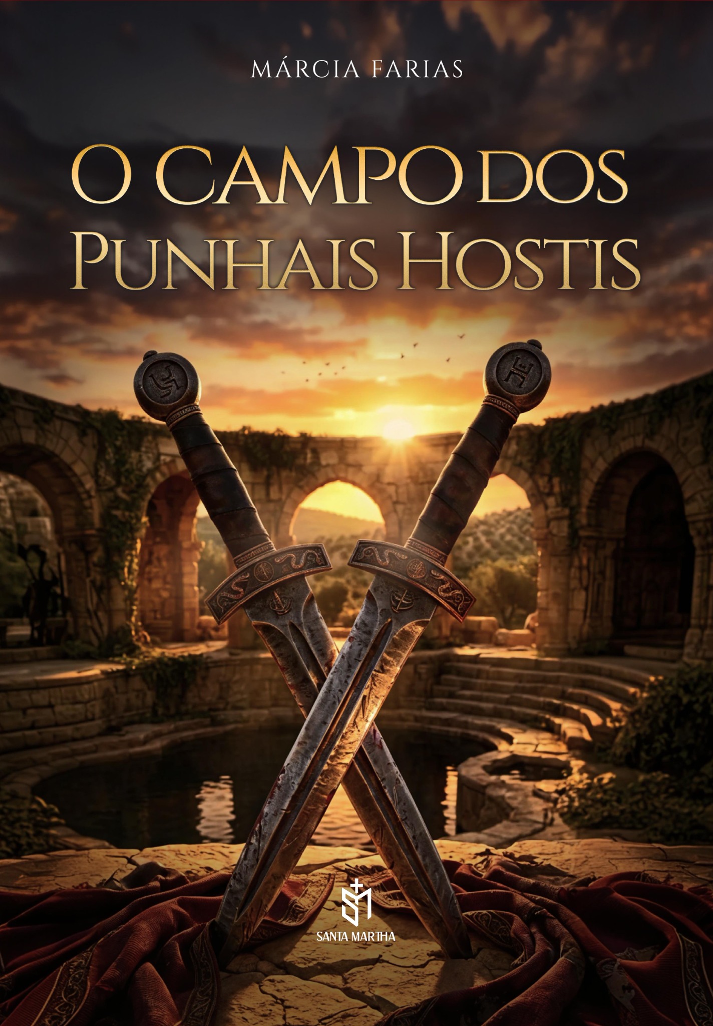 Capa do livro O Campo dos Punhais Hostis, de Márcia Farias